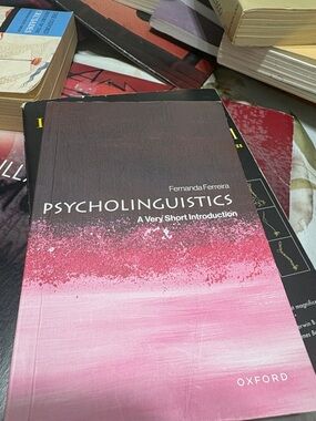 Oxford Psycholinguistics Paperback - Pink Ombre Cover